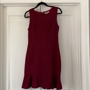YA LA burgundy dress